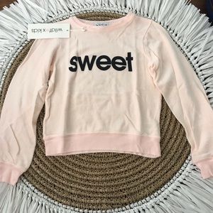 NWT Wildfox Kids Sweet Pink Pullover Sweater
